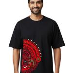 Dhirra - Theyyam T-Shirt | Kerala Tshirt | Theyyam Malayalam Fusion Graphic T Shirt Kerala Culture