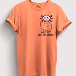 Smile Alot like an Axolotl - Light Orange