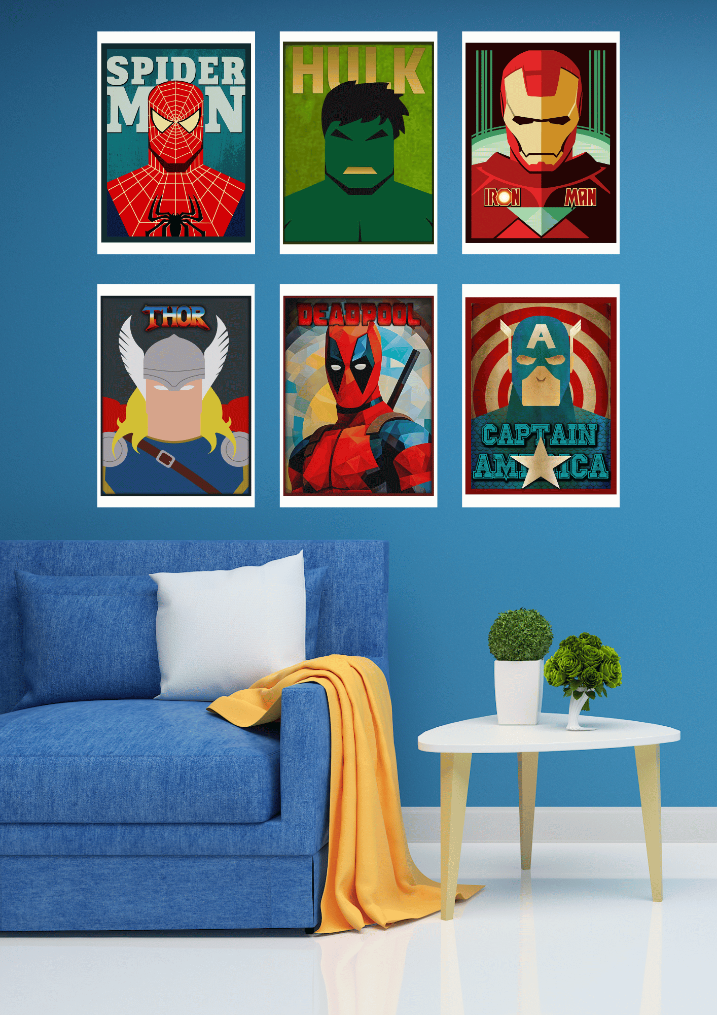 Marvel - Avengers Wall Posters (Pack of 6)