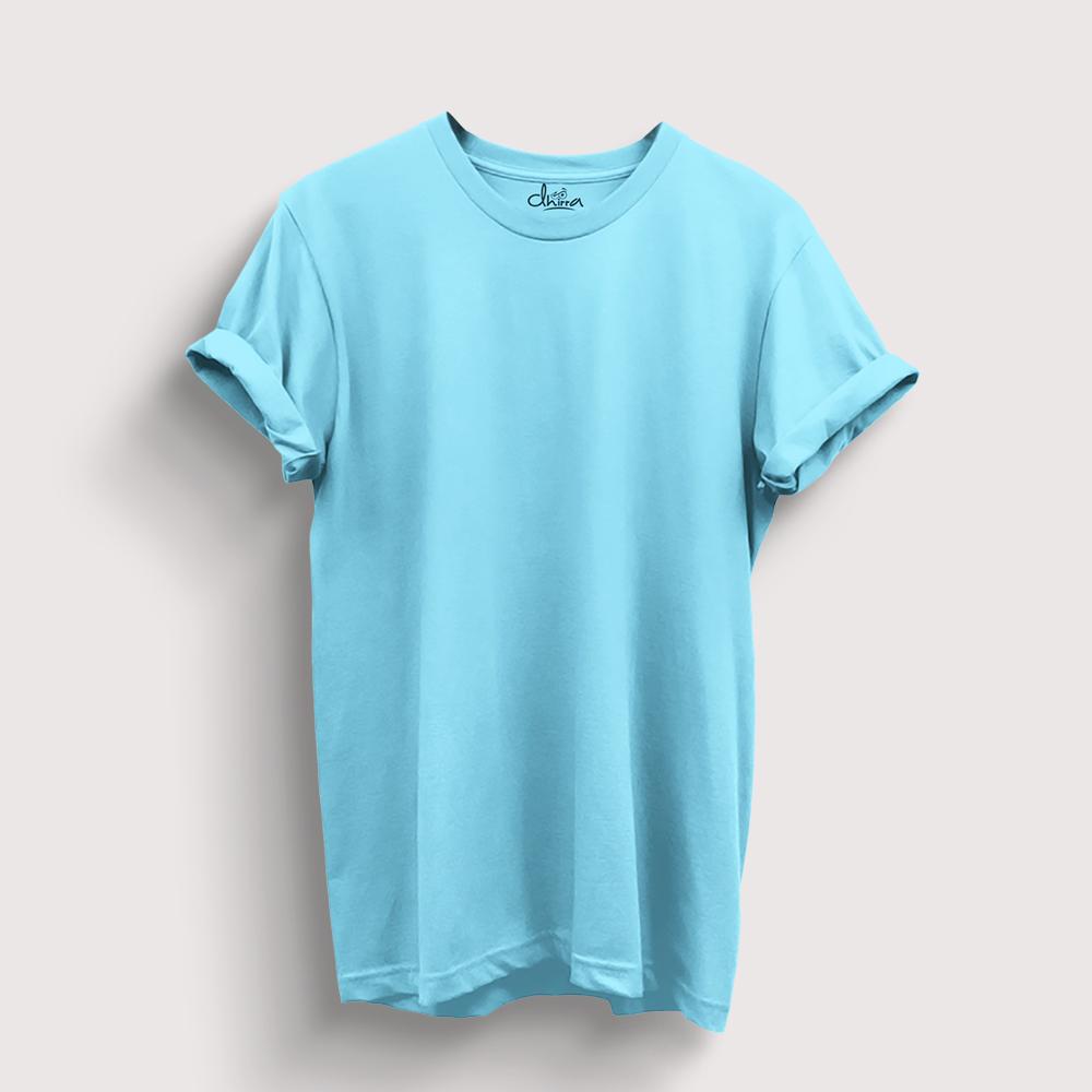 Solid Tshirt - Ocean Blue