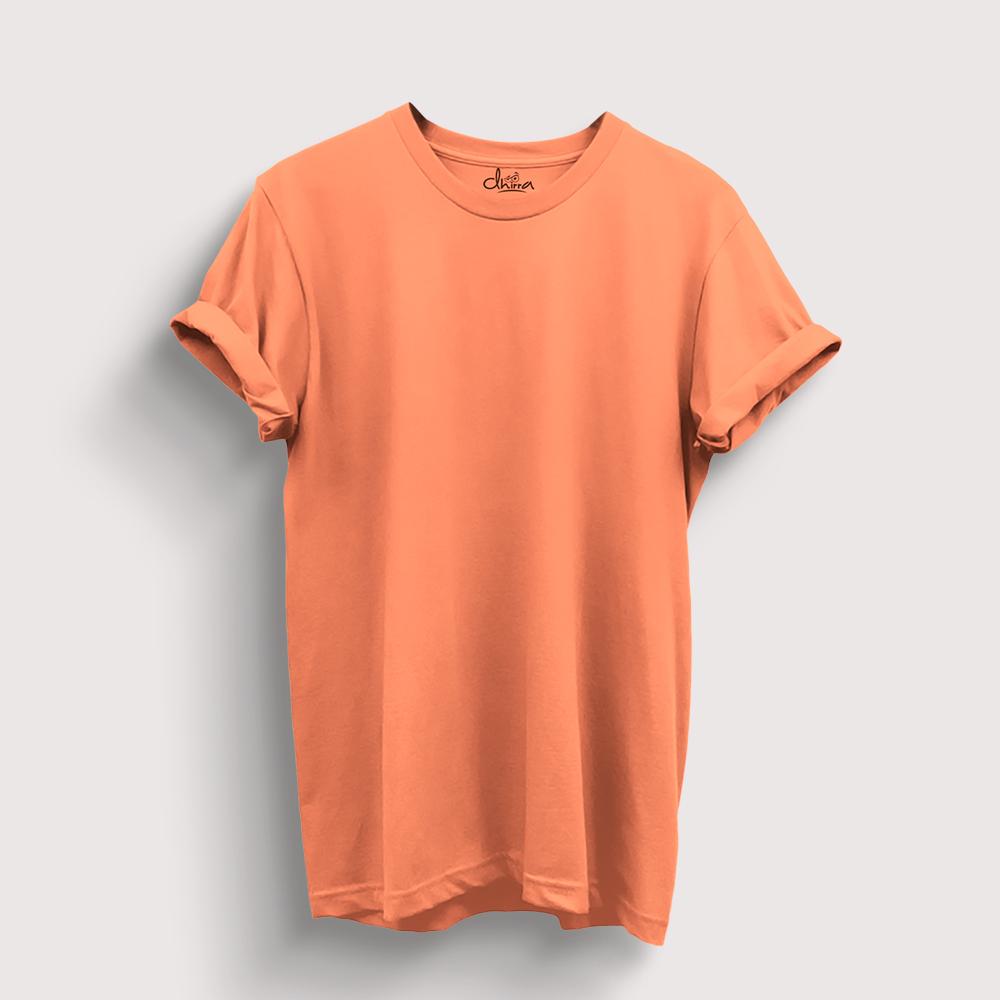Solid Tshirt - Light Orange