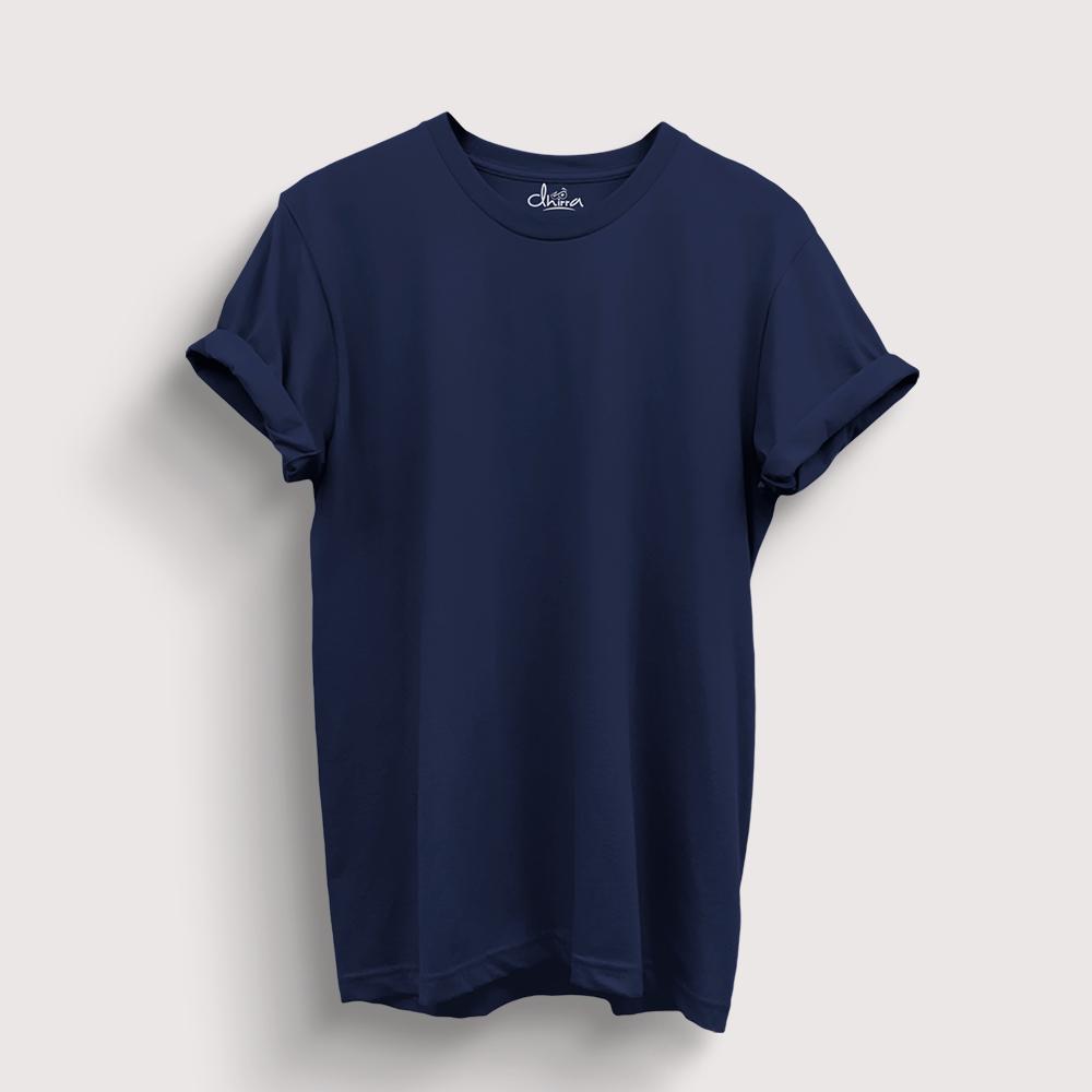 Solid Tshirt - Navy Blue