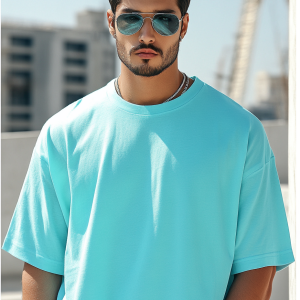 Oversized T-shirt - Baby Blue