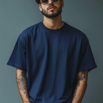 Oversized T-shirt - Navy