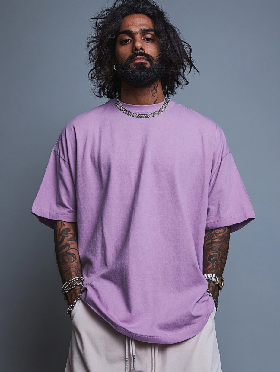 Oversized T-shirt - Lilac