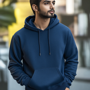 Solid Hoodie - Navy