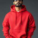 Solid Hoodie - Red