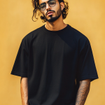 Oversized T-shirt - Black