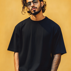 Oversized T-shirt - Black